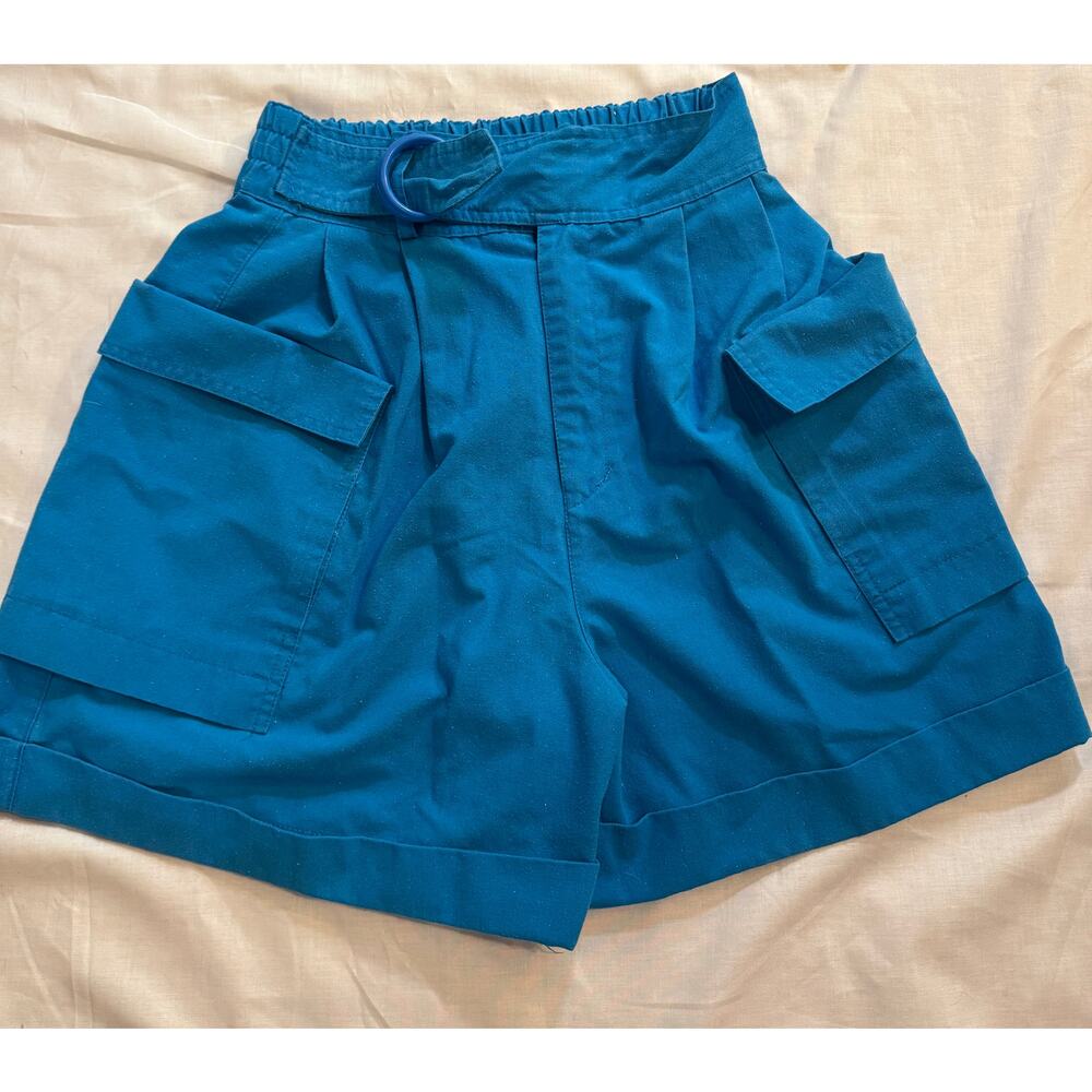 Vintage Palmetto's Women's Blue Camp Shorts, 24 Waist